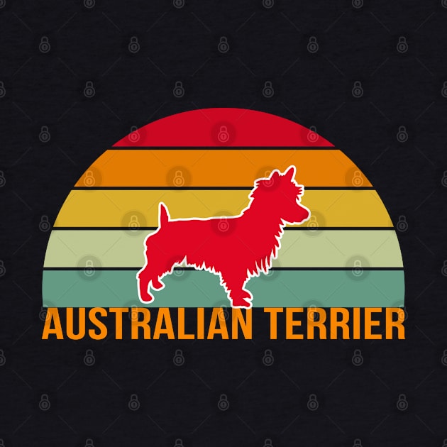 Australian Terrier Vintage Silhouette by seifou252017